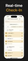 Real-time check-in at the door