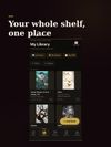 Your library with covers, statuses, and filters
