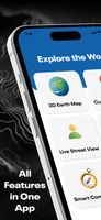 All-in-one live earth app with 3D maps, live street view, compass, and smart navigation features in one place.