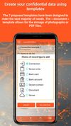 Create your confidential data using templates