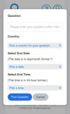 Here, you select the region for your question — at the country, state/prefecture, or city level.
You can choose any level you prefer, but no matter what you select, only real locals from that specific region are allowed to answer your question.