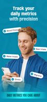 Track the daily things you care about, such as blood pressure, water, stress or migraine.