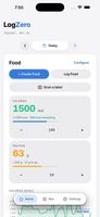 Food / macro / micro / vitamin tracking with label scan & trend charts
