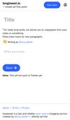 longtweet.io screenshot 2