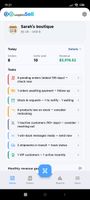 See orders, revenue, and today’s tasks in one home view.