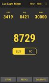 Lux Light Meter Free screenshot 1