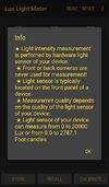 Lux Light Meter Free screenshot 2