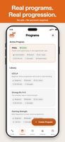 Programs: Built-in strength programs and custom workout routines.