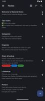 Material Notes screenshot 1