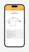 MeasureNote Clothes Size App screenshot 3
