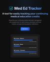 Free CME tracking software for healthcare professionals and organizations.