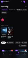 Your follow list across movies, TV, games, books and music - filter and export anytime.