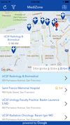 List and map view for doctors around location - iPhone