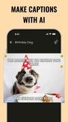 Generate captions with AI