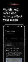 Optional Apple Health context alongside a daily journal entry.