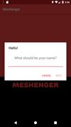 Meshenger screenshot 2