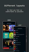 Showcase of the different homepage layouts