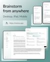 Web platform: brainstorm from anywhere.
