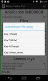 MIFARE DESFire EV1 NFC Tool screenshot 3