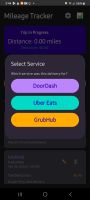Select service after Ending Trip
