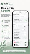 Reel Guard sets session and daily limits specifically on Reels and TikTok, so you can stay mindful of short-form video without blocking the whole app outright.