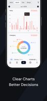 Visualize your spending with clear charts and category breakdowns.