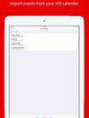 Import events from your iOS calendar