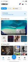 A central hub to browse your latest saved links and trending content at a glance.