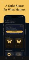 Discover Molimoya's home screen, where guided rituals and personal reflection come together in one quiet space.