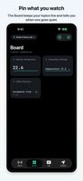 Board: pinned topics as live tiles