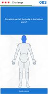 Pick body part answer
