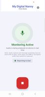 Once paired with you child's device active monitoring.