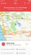 My Earthquake Alerts & Feed screenshot 1