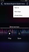 https://play.google.com/store/apps/details?id=com.vaktech.mynameringtone.speakvoice