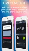 SOS timer, set it for up to 24 hours in advance and the timer starts on secure servers in the cloud and will work even if phone destroyed 