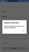 MyCyberthreats screenshot 2