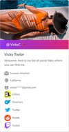 My bio link page