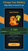 You will get some energy back after every successful nap. This can exceed 100%, and even go further.