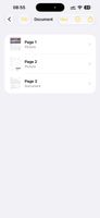 Scanned pages, ready to export as one searchable PDF