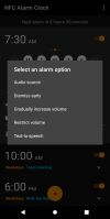  Click on this button to tweak different alarm options. 