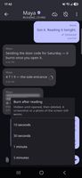 messages temporary
