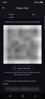 join in via QR-code or alphanumerical code