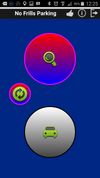 Want to find my car, press the red button to display a map back to where you parked your car.