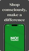 No Thanks App screenshot 1