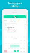 Manage and book holidays
