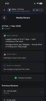 What the weekly review looks like