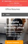 Office Resumes screenshot 1