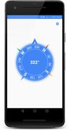 Offline compass screenshot 2
