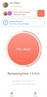 "I'm okay" regular daily button