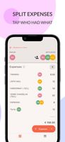 Assign expenses to people just by a few taps.